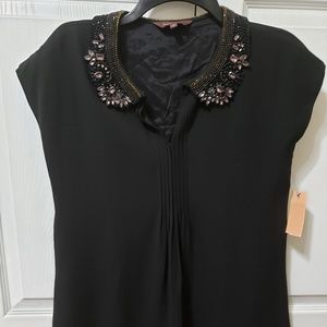 Anthropologie Ranna Gill Sequined Top